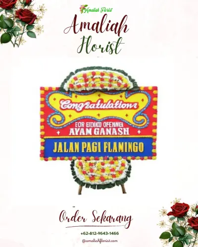 Bunga Papan Congratulation di Pelindung Hewan